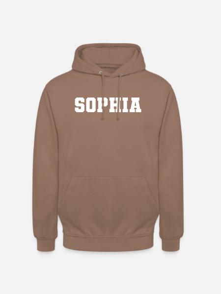 Name - Sophia - Unisex Hoodie - Mokka