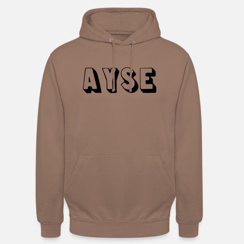 Nom - Ayse - Sweat-shirt à capuche unisexe - moka