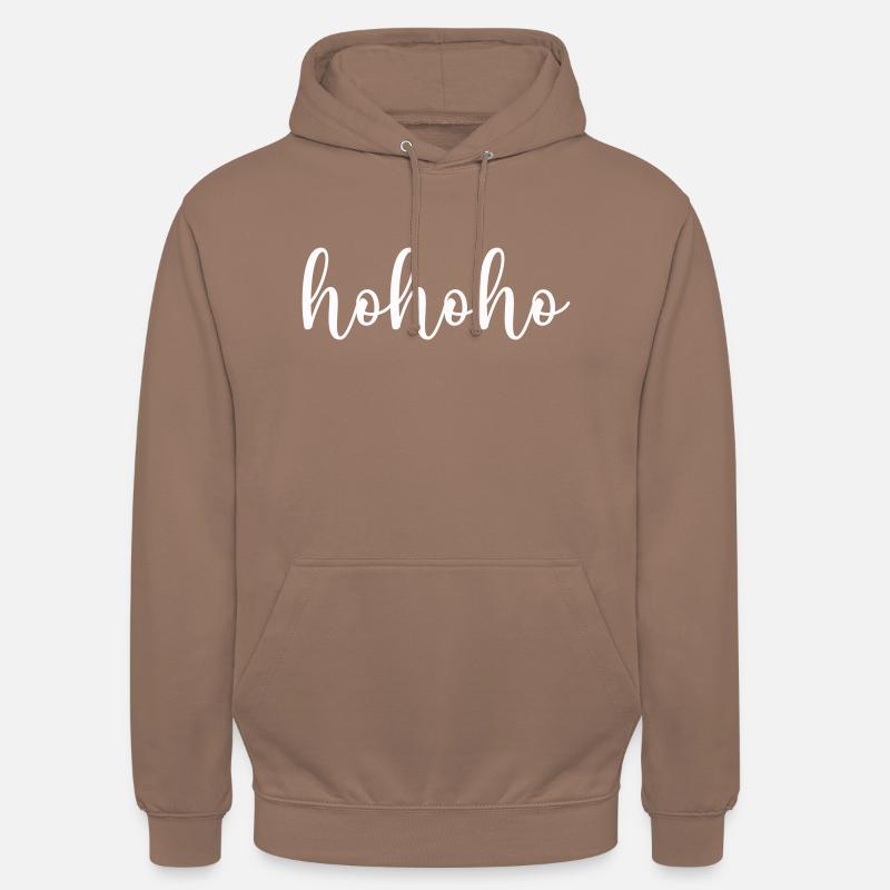 hohoho - Sweat-shirt à capuche unisexe - moka
