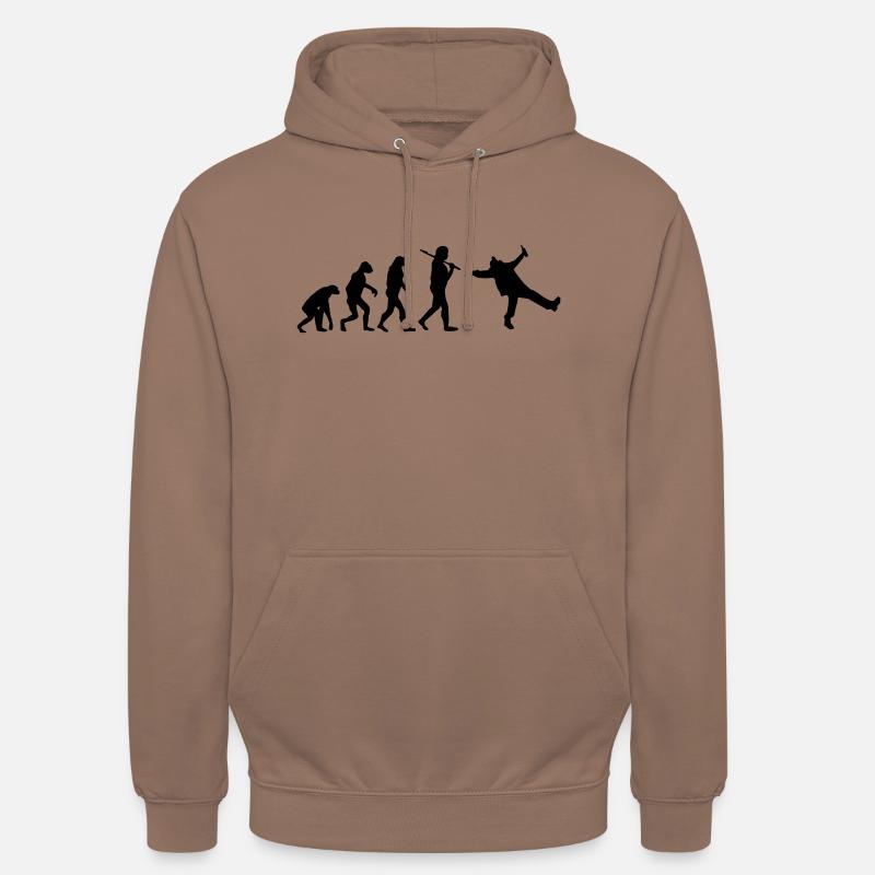 Evolution : Drunk - Unisex Hoodie - Mokka