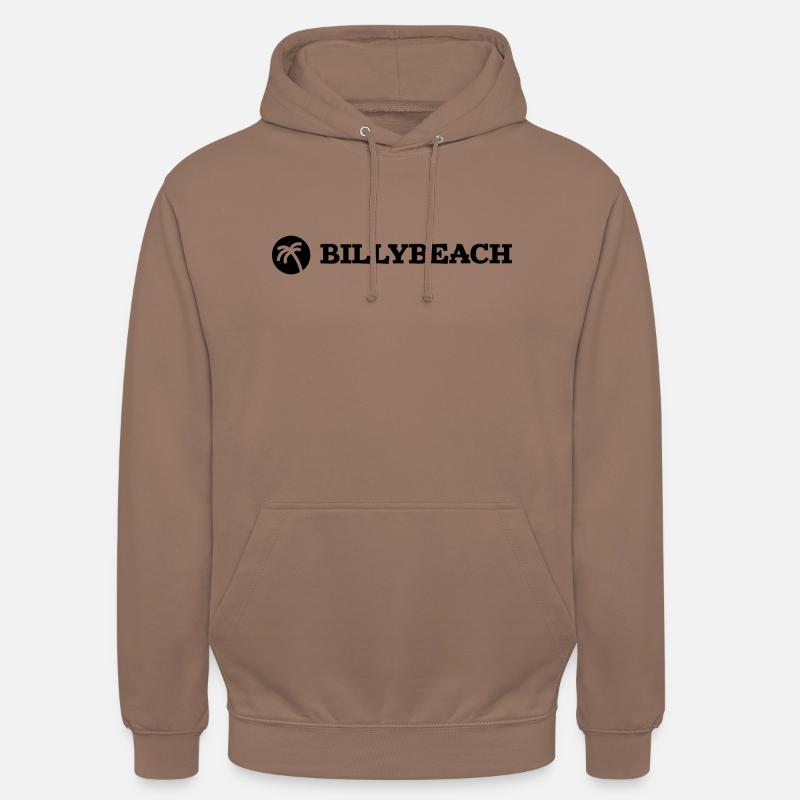 BILLYBEACH - Sweat-shirt à capuche unisexe - moka