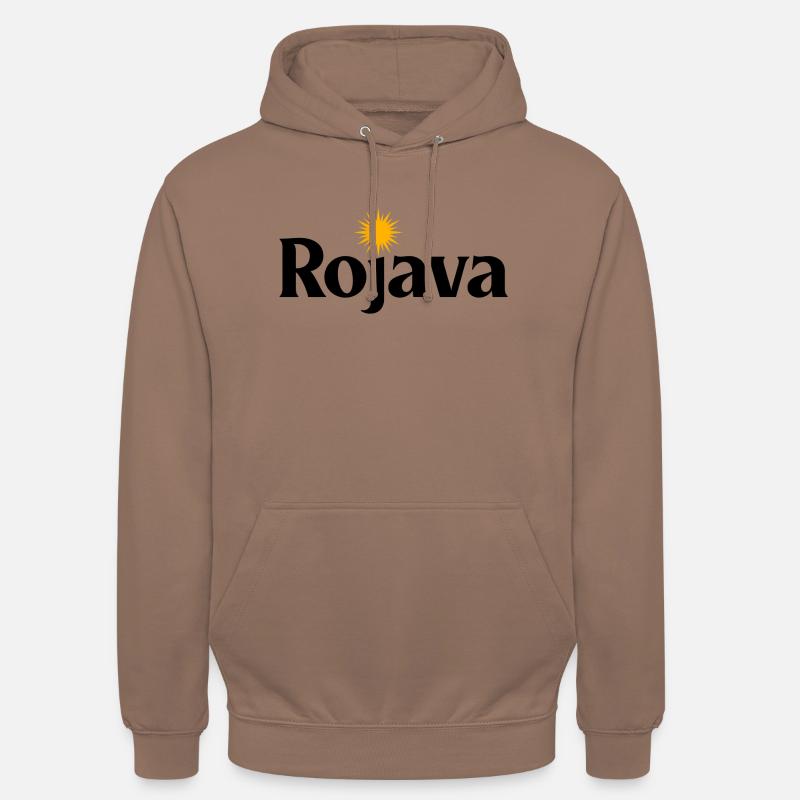 Rojava kurdisch sonne - Unisex Hoodie - Mokka