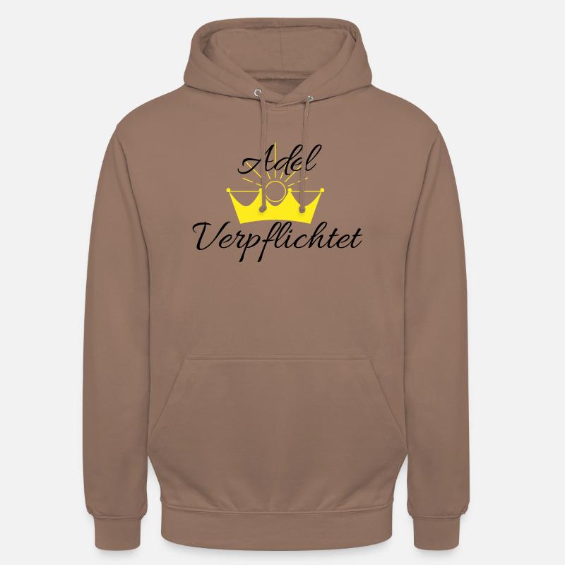 Adel verpflichtet - Unisex Hoodie - Mokka
