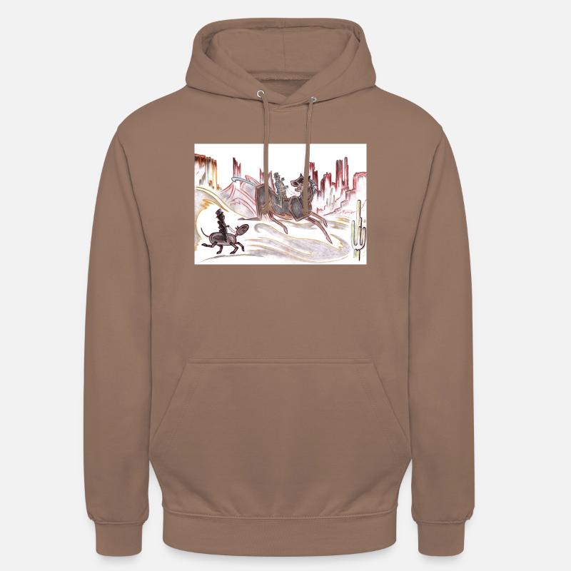 Der kleine Peter ist eingeschlafen... - Unisex Hoodie - Mokka
