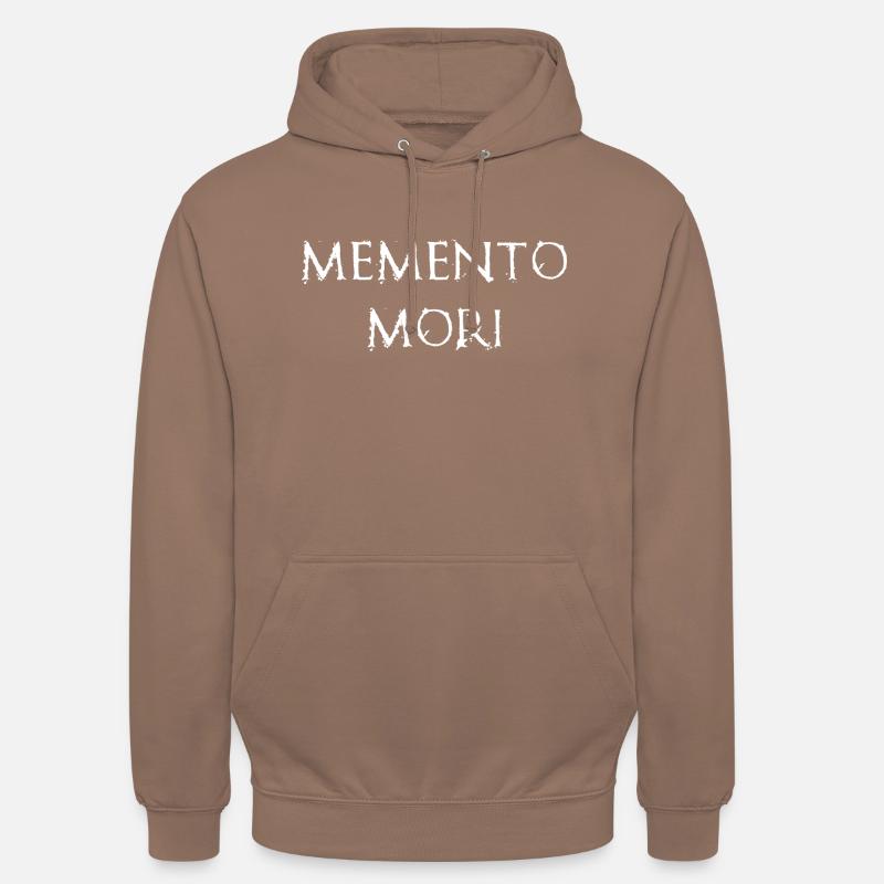 Memento Mori - Sweat-shirt à capuche unisexe - moka
