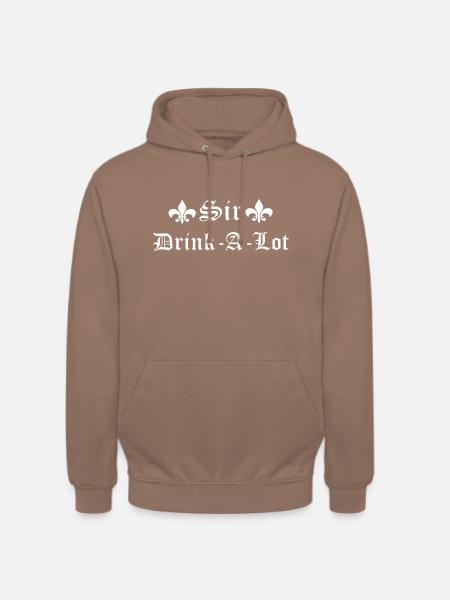 Sir Drink a Lot - Unisex Hoodie - mocha