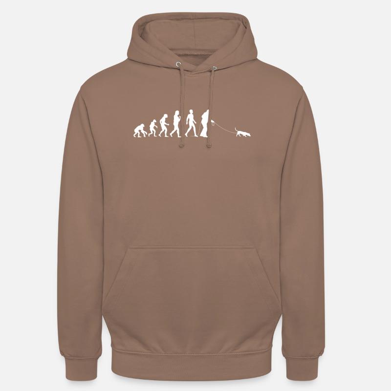 Evolution Mantrailing - Unisex Hoodie - Mokka