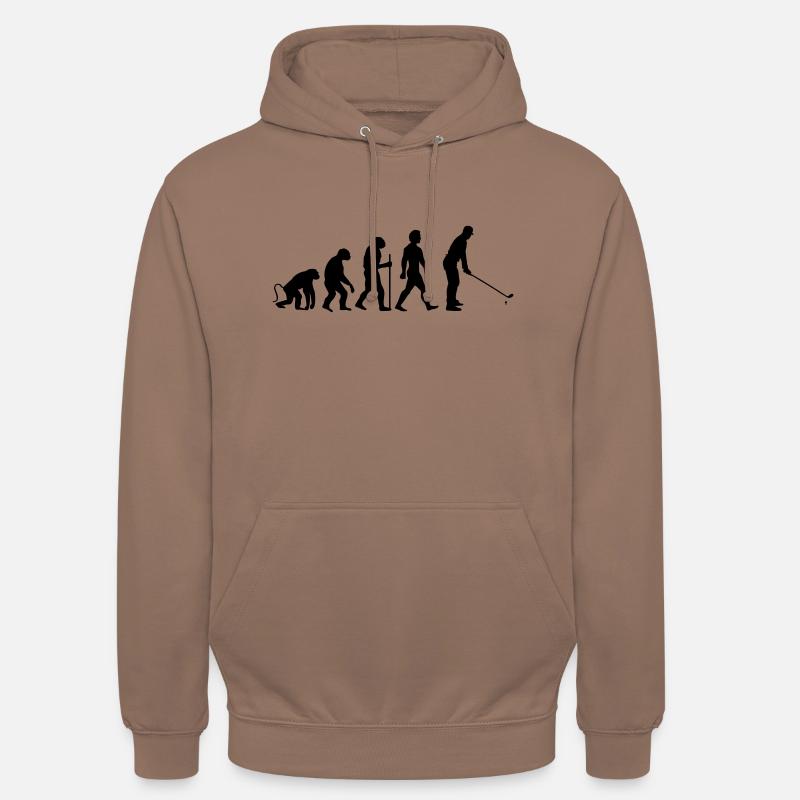 Golf Évolution - Sweat-shirt à capuche unisexe - moka