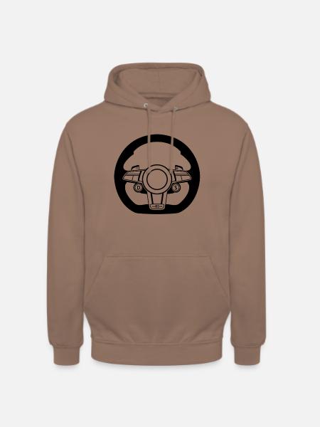 Lenkrad - Unisex Hoodie - Mokka