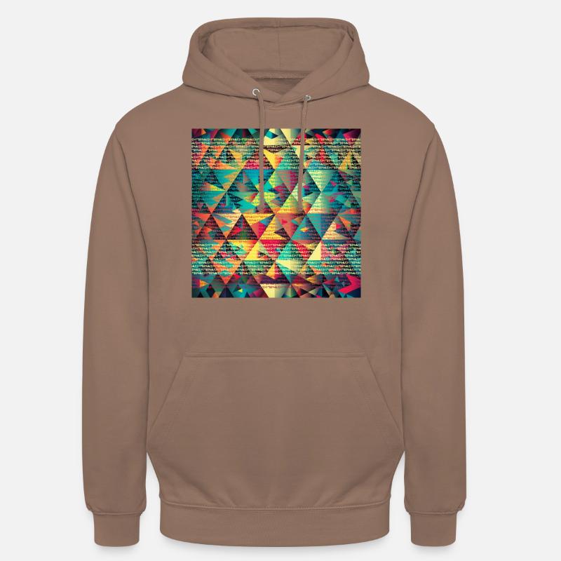 Triangles de transe - Sweat-shirt à capuche unisexe - moka