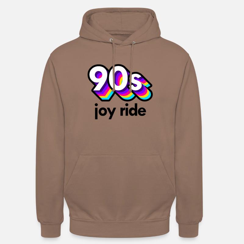 90s Joy Ride Black - Sweat-shirt à capuche unisexe - moka