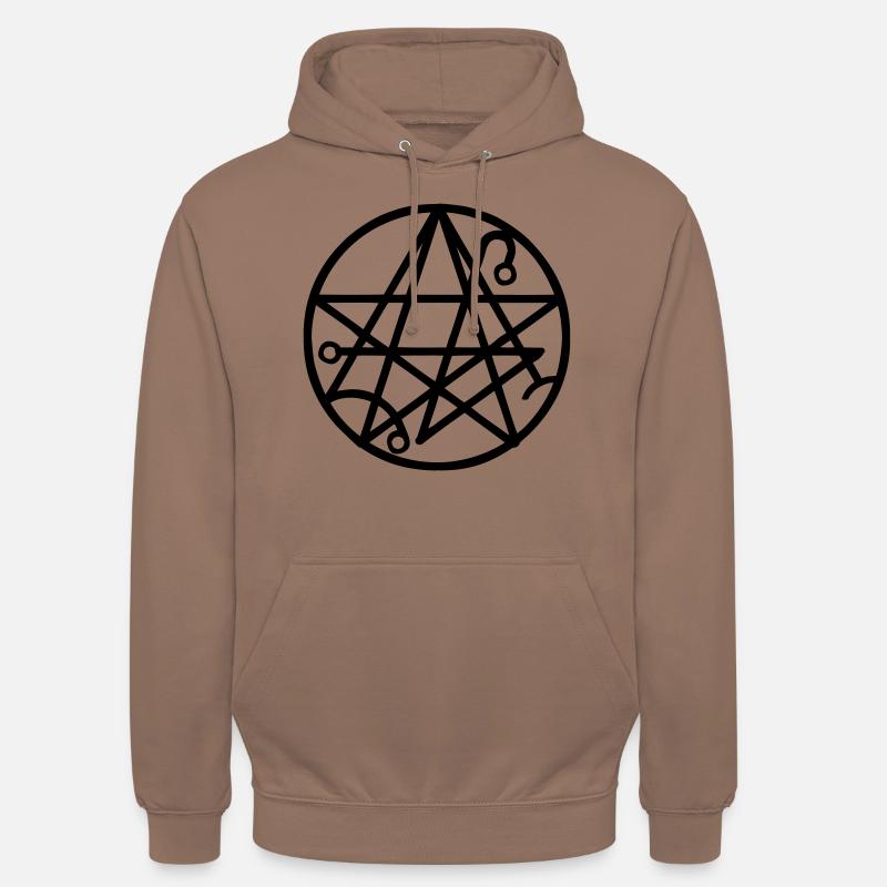 Étoile du Necronomicon - Sweat-shirt à capuche unisexe - moka
