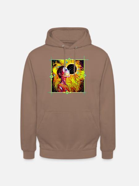 Sun Goddess / Sonnengöttin - Unisex Hoodie - Mokka