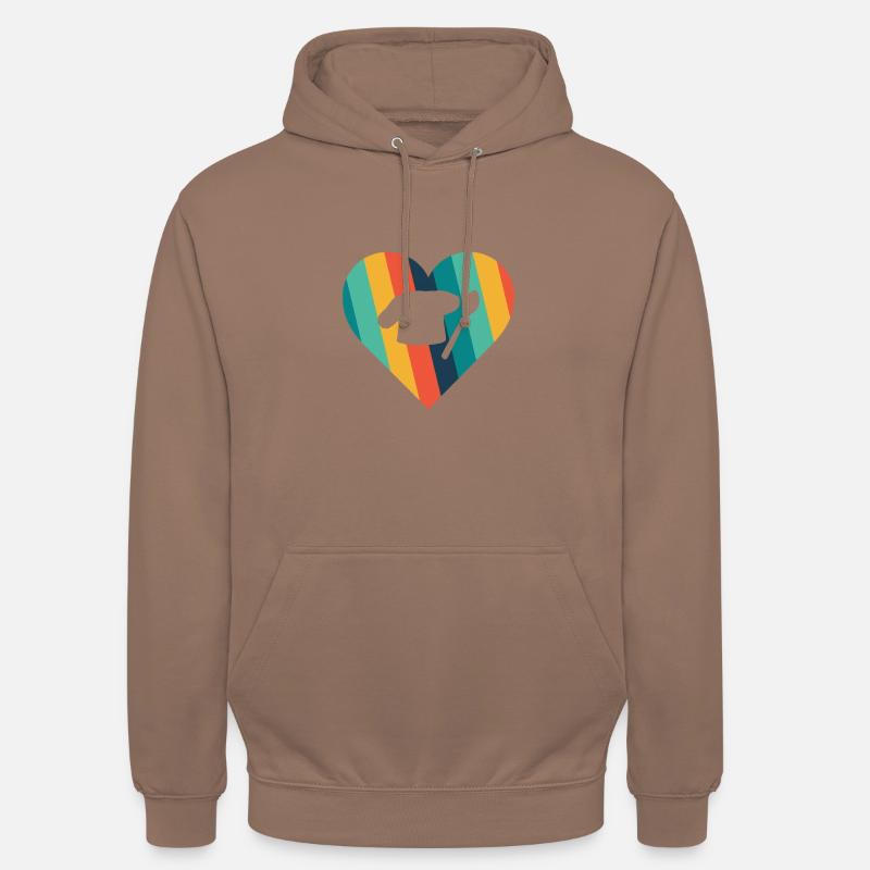 Cuisson Cuisson Gâteau - Sweat-shirt à capuche unisexe - moka