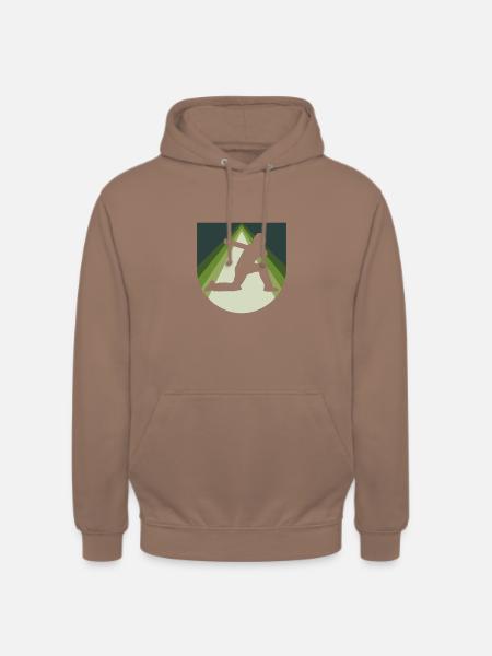 Pitcher Cricketmannschaft - Unisex Hoodie - Mokka