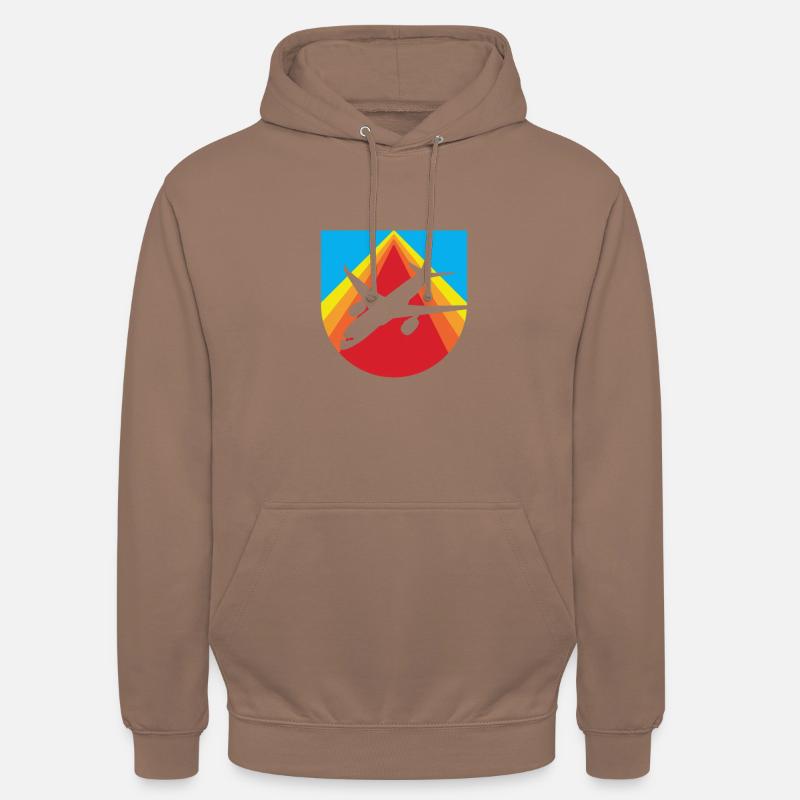 Aviateur Aviateur - Sweat-shirt à capuche unisexe - moka