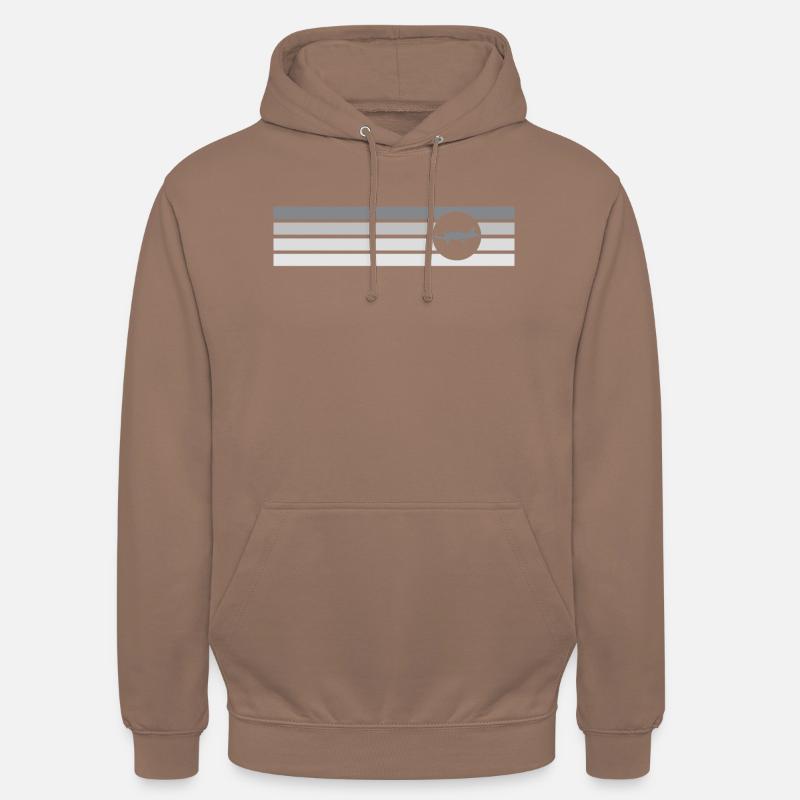 Avion aérospatial Avion - Sweat-shirt à capuche unisexe - moka