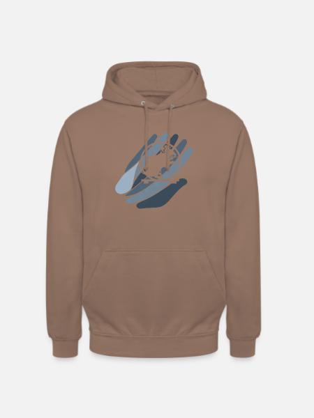 Maus Nagetier Tierchen - Unisex Hoodie - Mokka