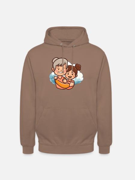 Oma Großeltern - Unisex Hoodie - Mokka