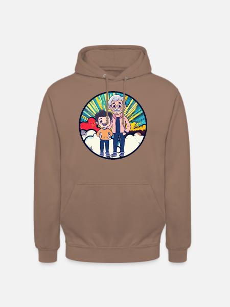 Opa Großvater - Unisex Hoodie - Mokka