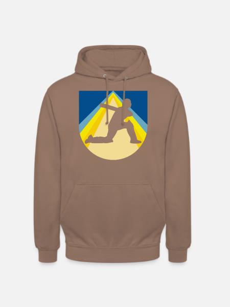 Cricketmannschaft Cricketspieler - Unisex Hoodie - Mokka