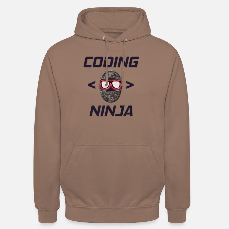 Programmer, Coding Ninja, Gift - Unisex Hoodie - mocha