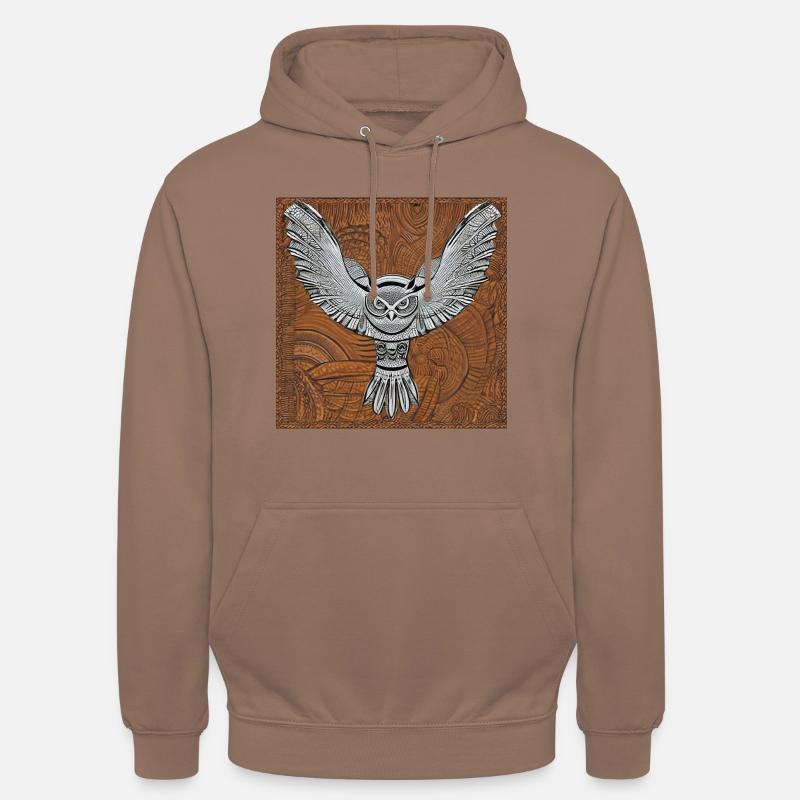 Eule - Unisex Hoodie - Mokka