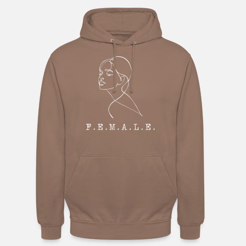F E M A L E - Unisex Hoodie - mocha
