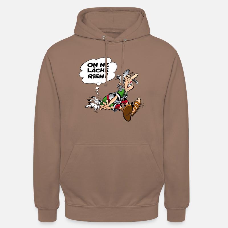 Astérix & Obélix ¡No dejamos ir nada! - Sudadera con capucha unisex - moca
