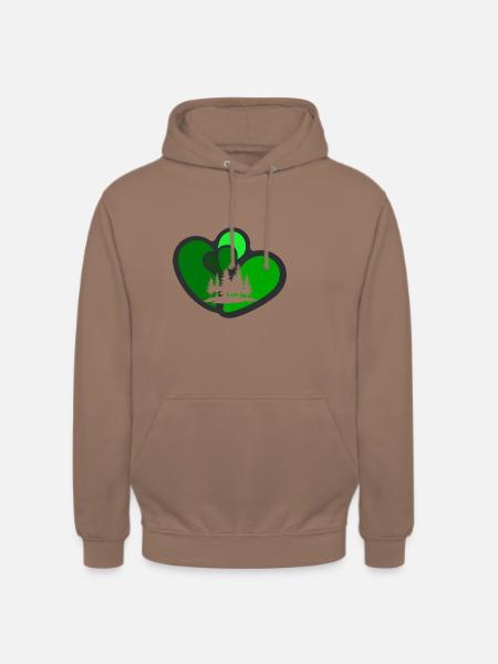 Forstwirtschaft Wald Nachhaltigkeit - Unisex Hoodie - Mokka