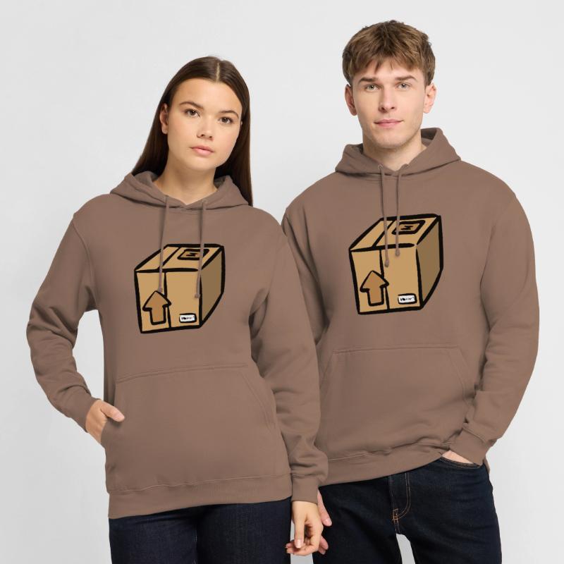 Parcel Post Dispatch Logistics Parcel delivery man Unisex Hoodie