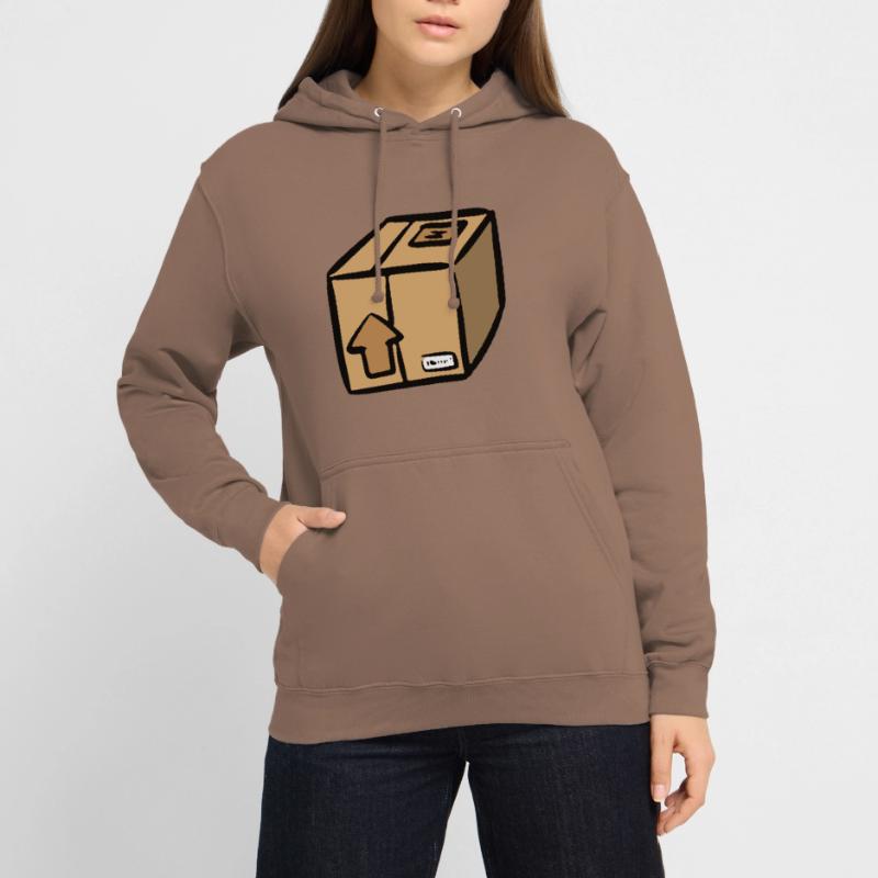 Parcel Post Dispatch Logistics Parcel delivery man Unisex Hoodie