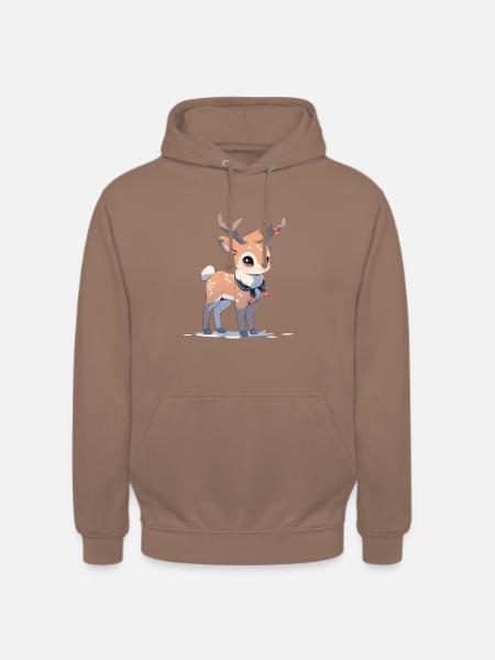 Süßes Rentier - Unisex Hoodie - Mokka