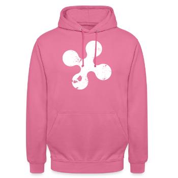 Croix de Lombardie - Sweat-shirt à capuche unisexe - rose - Devant - Alina (178cm) & Michal (187cm)
