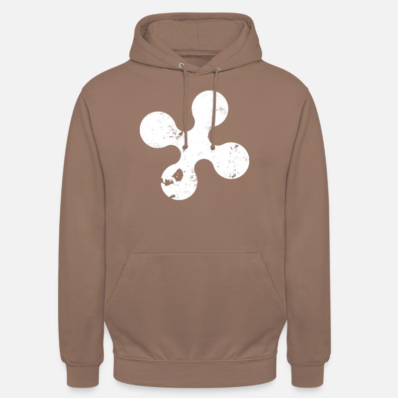 Croix de Lombardie - Sweat-shirt à capuche unisexe - moka