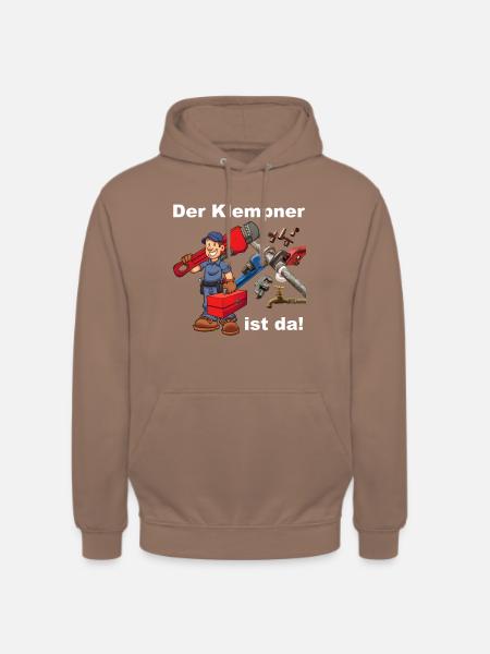 Der Klempner ist da! - Unisex Hoodie - Mokka