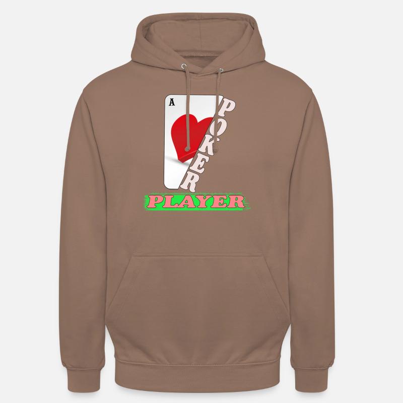 Conception de joueur de poker - Sweat-shirt à capuche unisexe - undefined