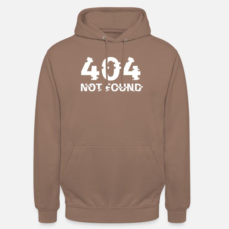 Error 404 - Not Found - Unisex Hoodie - mocha