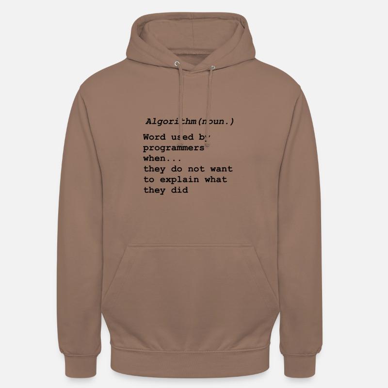 Programming Programmierer Informatiker Informatik - Unisex Hoodie - Mokka