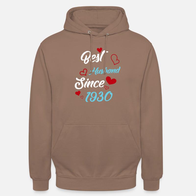 Bester Ehemann seit 1930 Hochzeit - Unisex Hoodie - Mokka