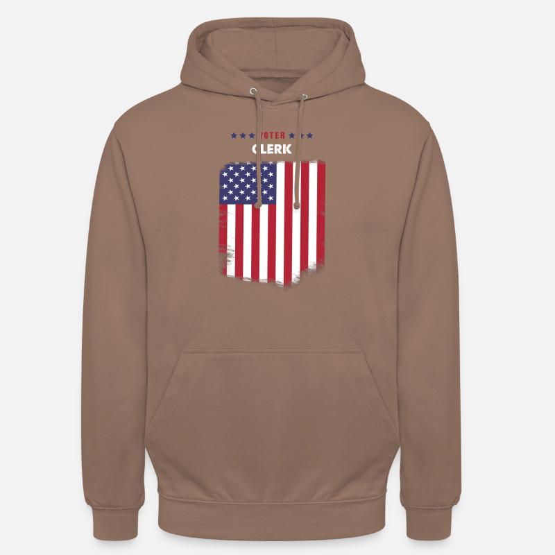 Greffier des électeurs - Sweat-shirt à capuche unisexe - moka