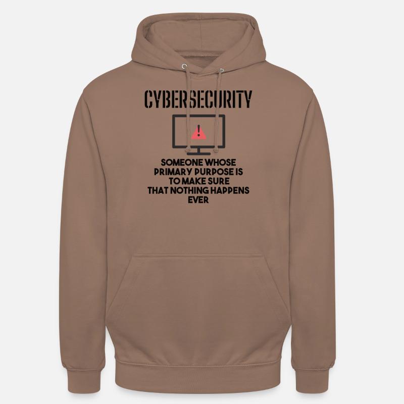 Cybersecurity - IT Security Computer Scientists - Unisex Hoodie - mocha
