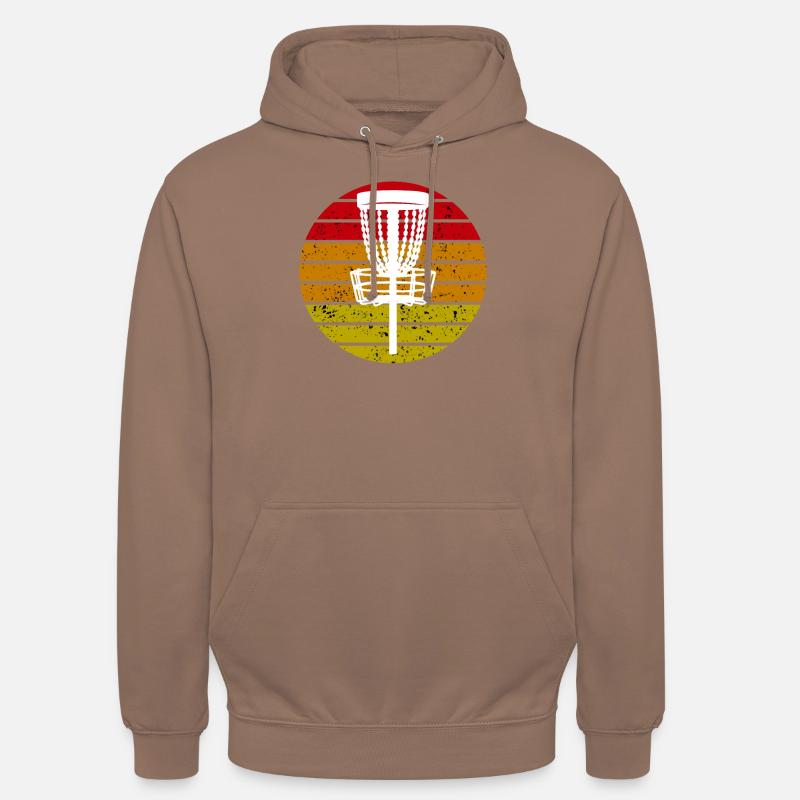 Disc Golf Discgolf Ultimate Discgolf Spieler Disc - Unisex Hoodie - Mokka