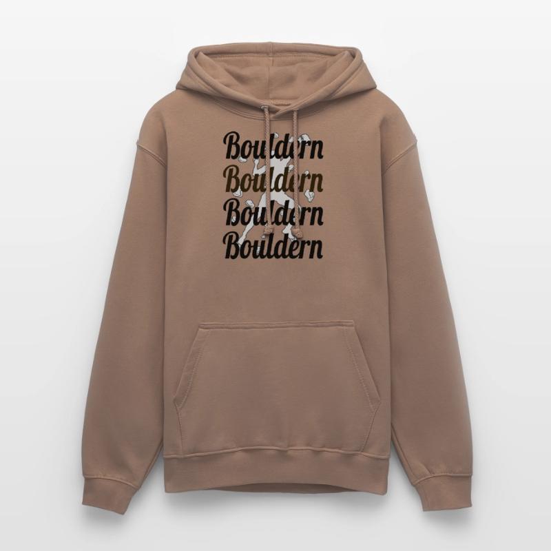 Boulder, boulder, escalada, boulder, boulder Sudadera con capucha unisex