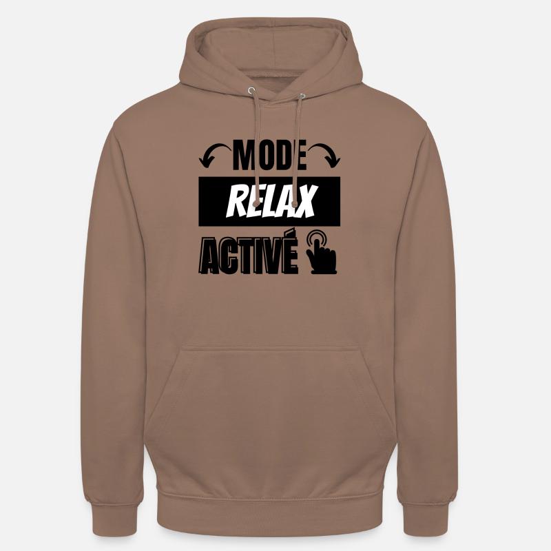 mode relax - Sweat-shirt à capuche unisexe - moka