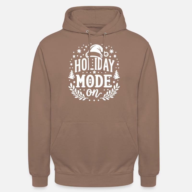 Mode vacances activé - Sweat-shirt à capuche unisexe - moka