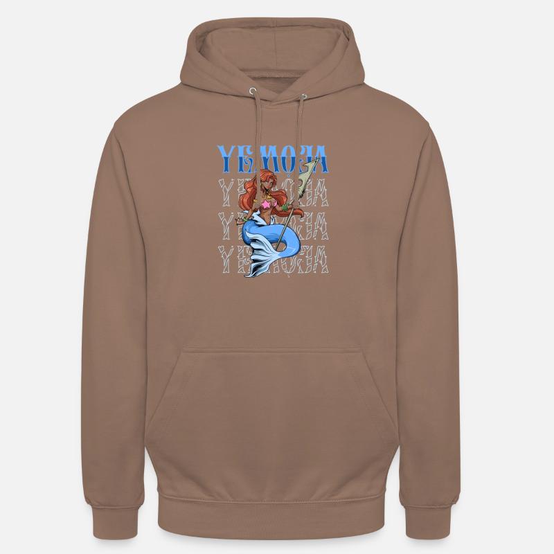 Yoruba Gott - Yemoja - Unisex Hoodie - Mokka