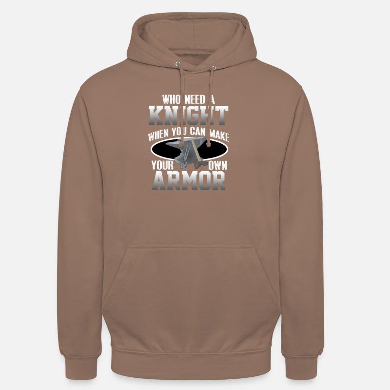 Funny Blacksmith Anvil Blacksmithing Forge Gift - Unisex Hoodie - mocha