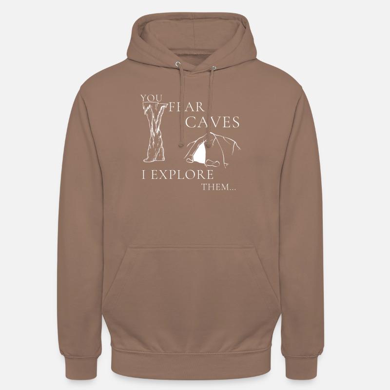Cave explorer cave exploring - Unisex Hoodie - mocha
