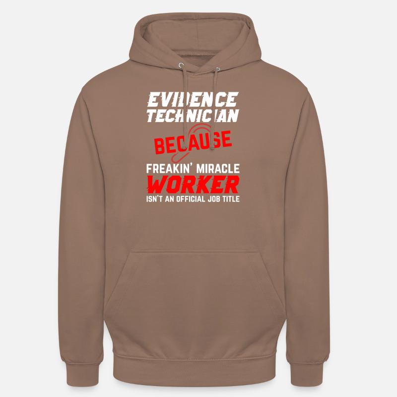 Spurensicherung - Kripo Polizei Kriminaltechnik - Unisex Hoodie - Mokka